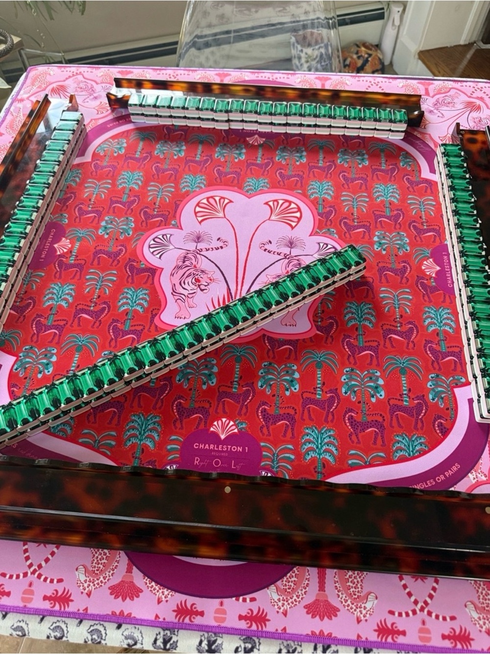 Emerald mahjong tiles 💚